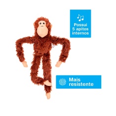 Brinquedo Spike Macaco de Pelúcia para Cães