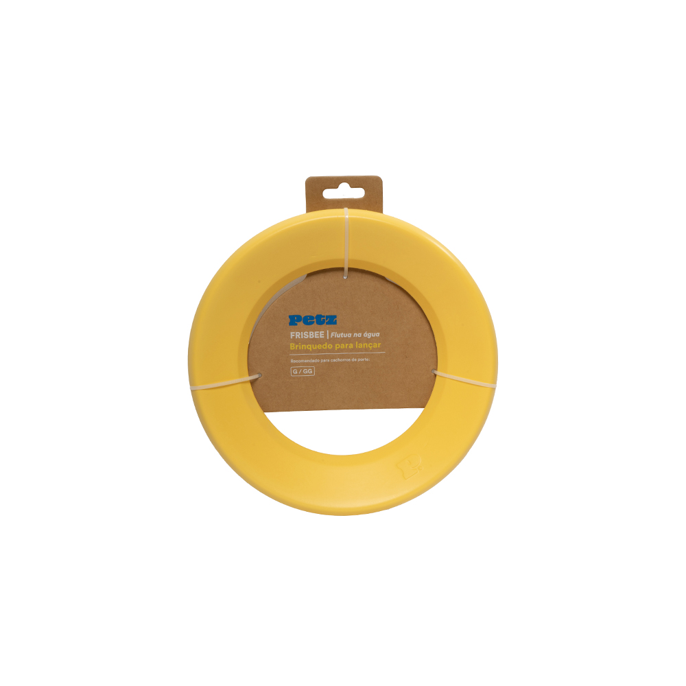 Brinquedo Petz Frisbee Amarelo para Cães