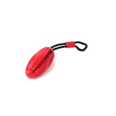 Brinquedo Spike Bola Pimentão Vermelho com Corda para Cães