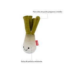 Brinquedo Spike Alho-Poró de Pelúcia para Cães