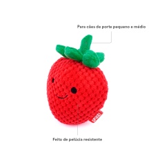 Brinquedo de Pelúcia Spike Morango para Cães
