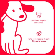 Brinquedo Spike Eco Chew Toy Rustico para Cães