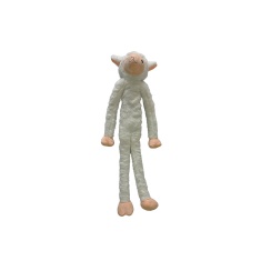 Brinquedo Jambo Mordedor Pelúcia Ovelha Perna Longa para Cães