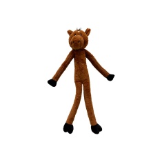 Brinquedo Jambo Mordedor Pelúcia Cavalo Perna Longa para Cães