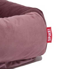 Cama Spike Retangular Veludo Rose para Cães e Gatos