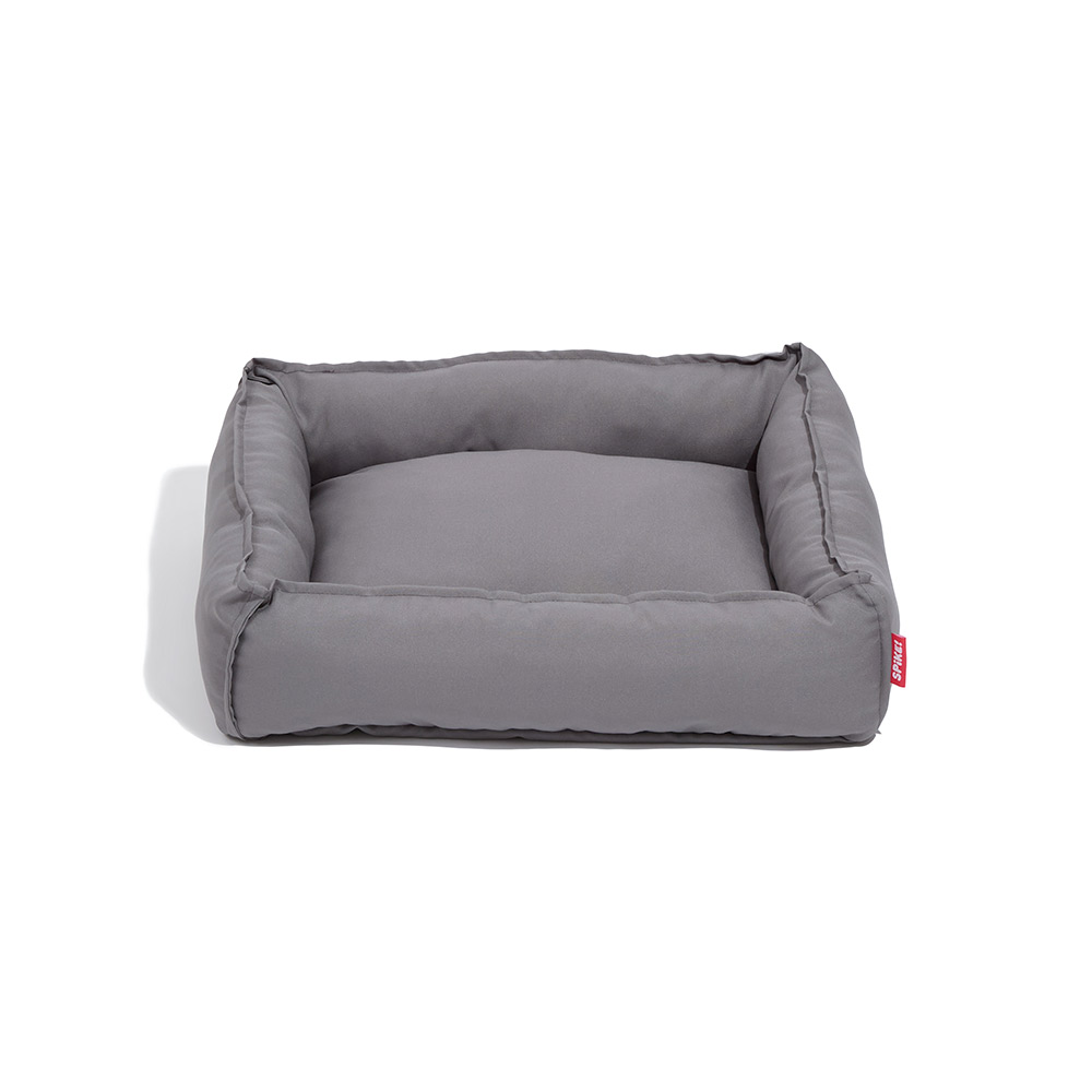 Cama Spike Retangular Cinza para Cães e Gatos