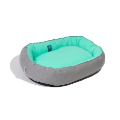 Cama Petz Puff Oval Mint para Cães e Gatos