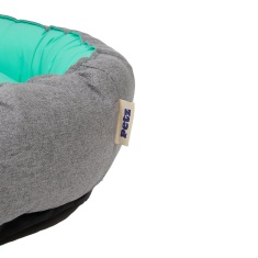 Cama Petz Puff Oval Mint para Cães e Gatos
