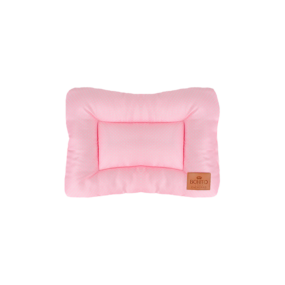 Colchonete Bonito pra Cachorro Estampado Poá Rosa para Cães e Gatos