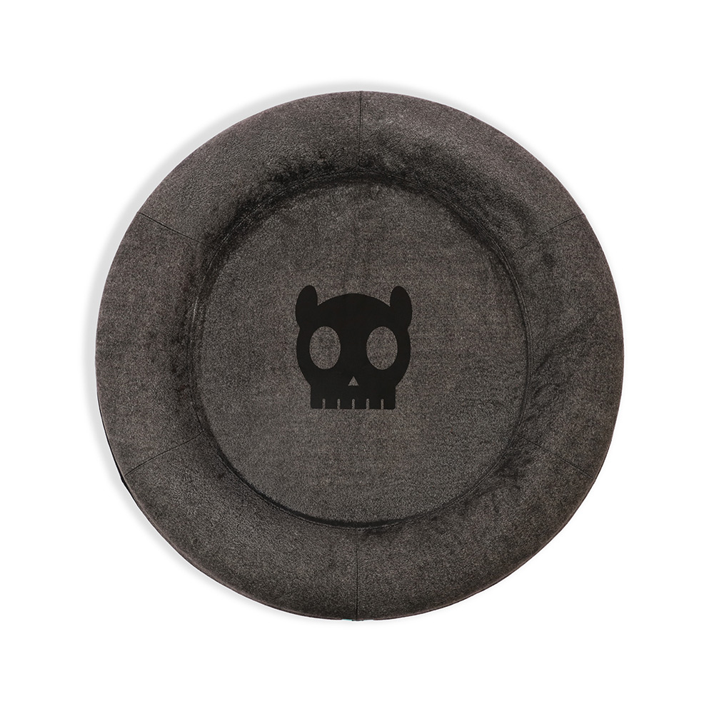 Capa para Cama Redonda Zee.Dog Skull para Cães - Tamanho Único