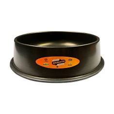 Comedouro Maskoto de Aluminio para Cães e Gatos Preto - G