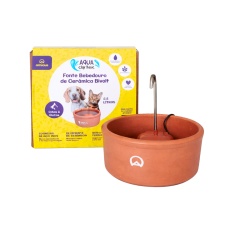 Fonte Amicus Cerâmica Aqua Clay Basic para Cães e Gatos
