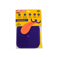 Brinquedo e Comedouro Amicus Lamb Lamb Quadrado Roxo para Cães e Gatos