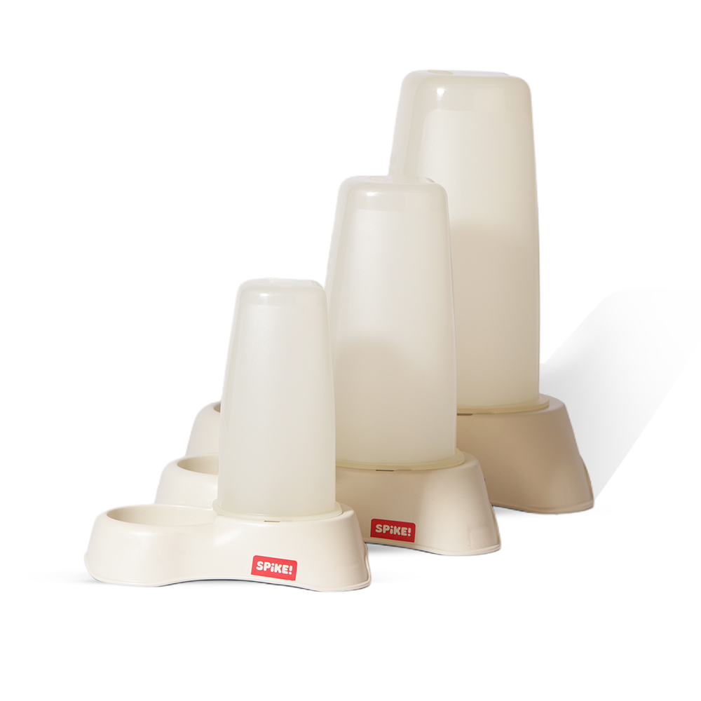 Comedouro Spike Flex Automático Off White para Cães Comedouro Spike Flex Automático Off White para Cães