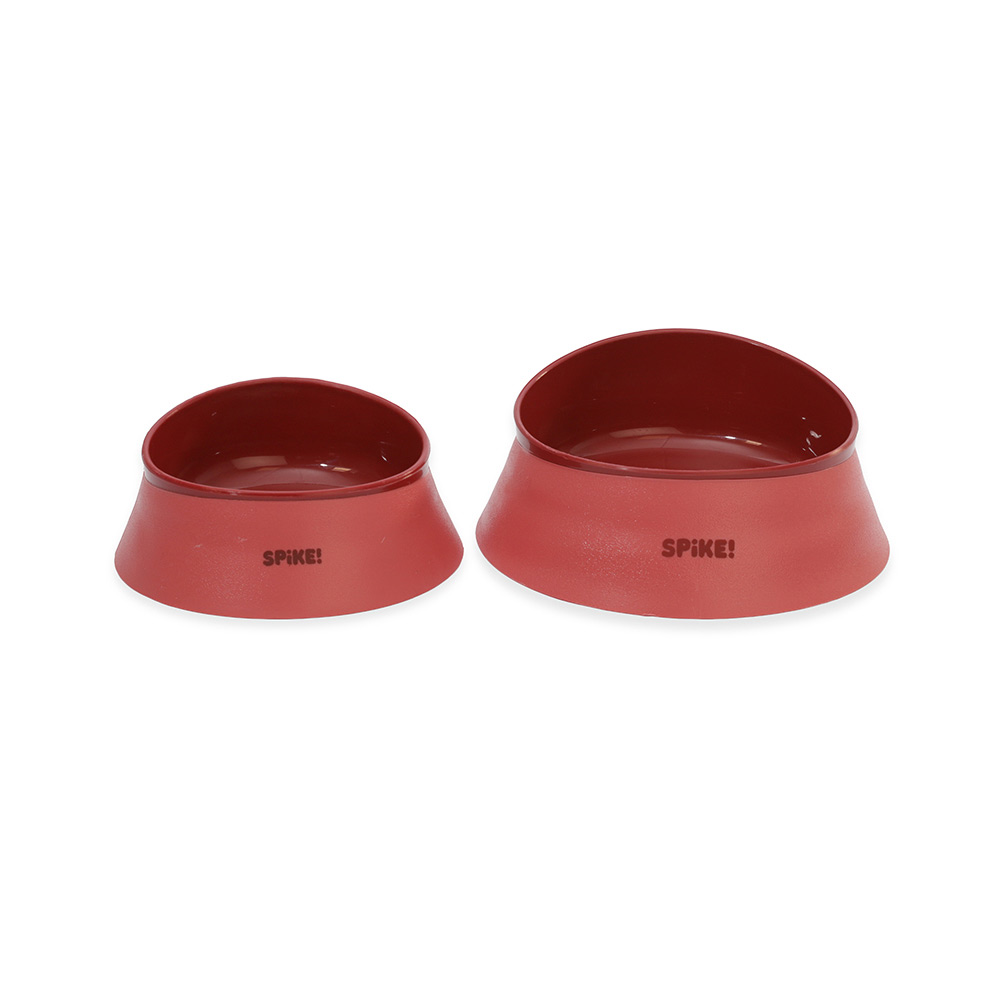 Comedouro Pesado Spike Vermelho para Cães