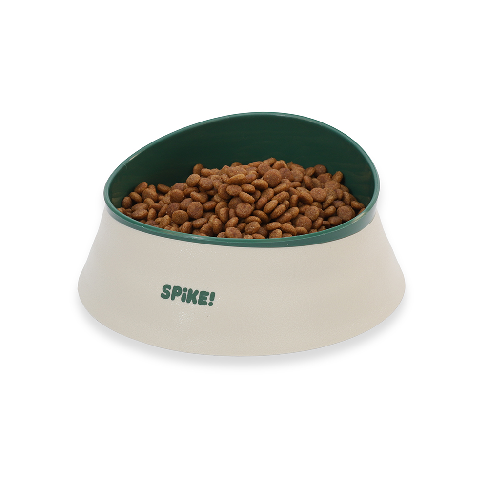 Comedouro Pesado Spike Verde para Cães