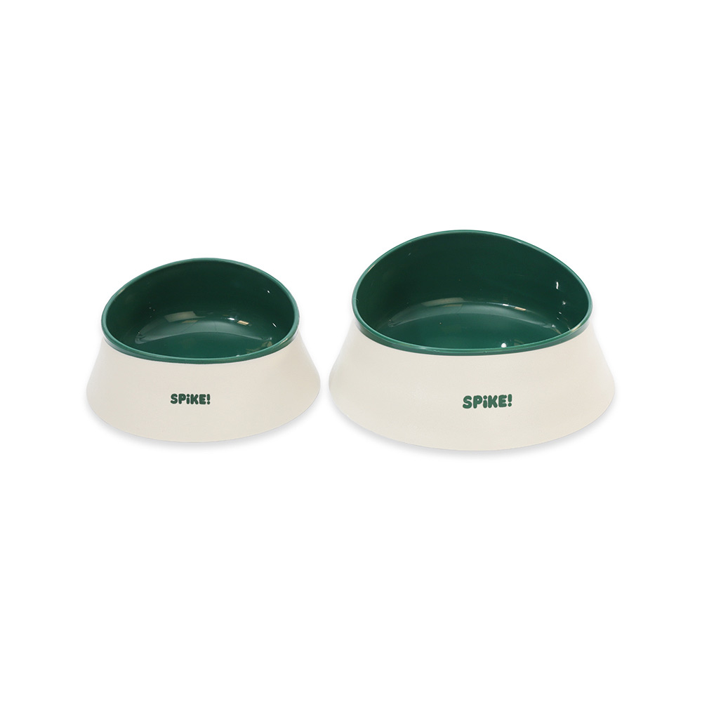 Comedouro Pesado Spike Verde para Cães