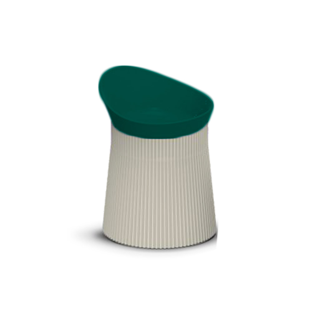 Comedouro Ergonômico Spike Verde para Cães