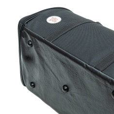 Bolsa de Transporte São Pet Nylon Liso para Cães e Gatos Preta
