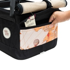 Bolsa de Transporte São Pet Aerial GL para Cães e Gatos Preta