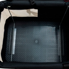 Bolsa de Transporte São Pet Aerial GL para Cães e Gatos Preta