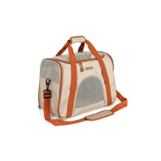 Bolsa de Transporte Up4You Safe Modelo 1 Bege para Cães e Gatos