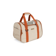 Bolsa de Transporte Up4You Lateral Safe Modelo 3 Bege para Cães e Gatos