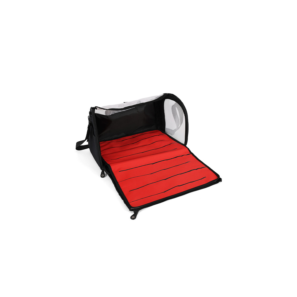 Bolsa de Transporte Lateral Up4You Snoopy com Alça Vermelha para Cães e Gatos