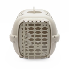 Caixa de Transporte Spike Off-White para Cães e Gatos