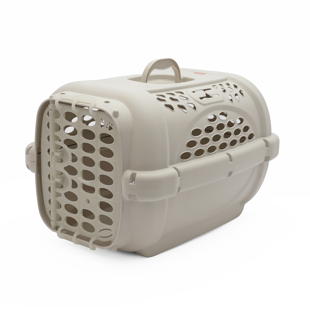 Caixa de Transporte Spike Off-White para Cães e Gatos