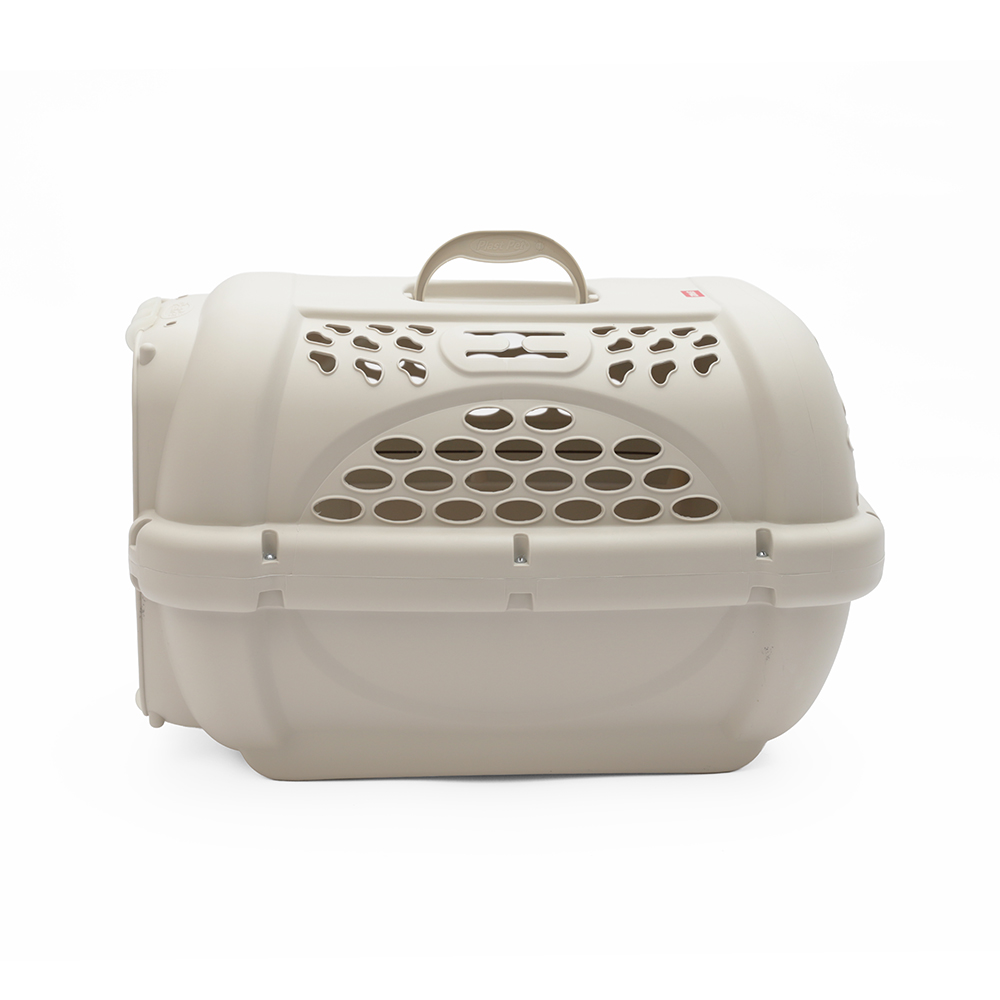 Caixa de Transporte Spike Off-White para Cães e Gatos