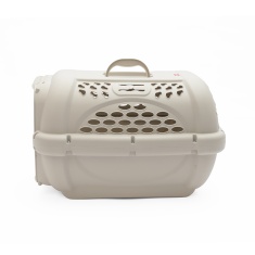 Caixa de Transporte Spike Off-White para Cães e Gatos
