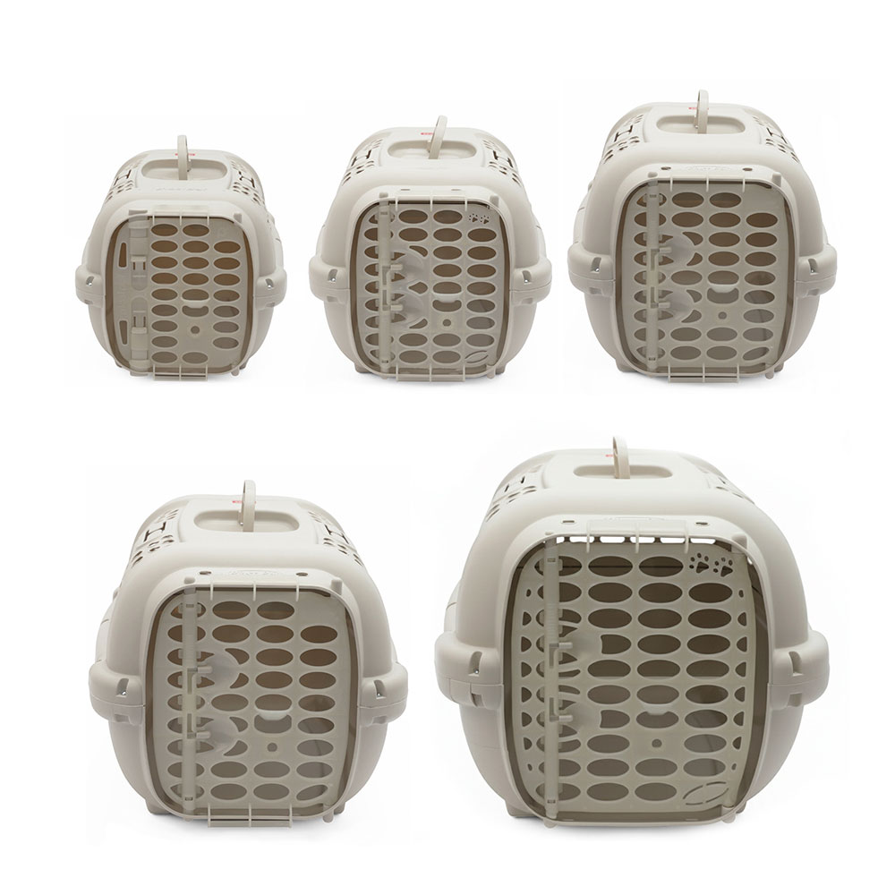 Caixa de Transporte Spike Off-White para Cães e Gatos