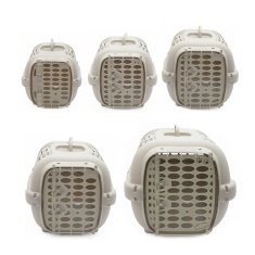 Caixa de Transporte Spike Off-White para Cães e Gatos