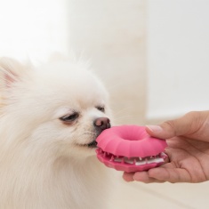 Brinquedo Amicus Fun Toys Donuts Baunilha para Cães