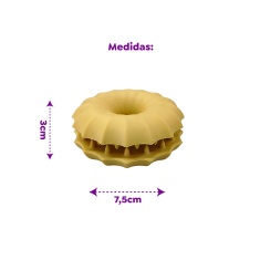 Brinquedo Amicus Fun Toys Donuts Baunilha para Cães