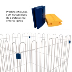 Cercado Alambre Slim 8 Telas para Cães