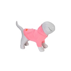 Casaco de Moletom Urban Puppy Com Capuz Pink Fluor para Cães e Gatos Tamanho 26