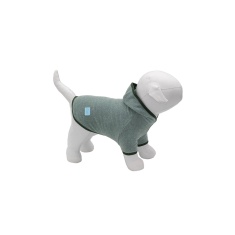 Casaco Urban Puppy Com Capuz Fleece Glace Verde para Cães e Gatos