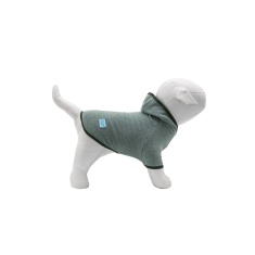 Casaco Urban Puppy Com Capuz Fleece Glace Verde para Cães e Gatos