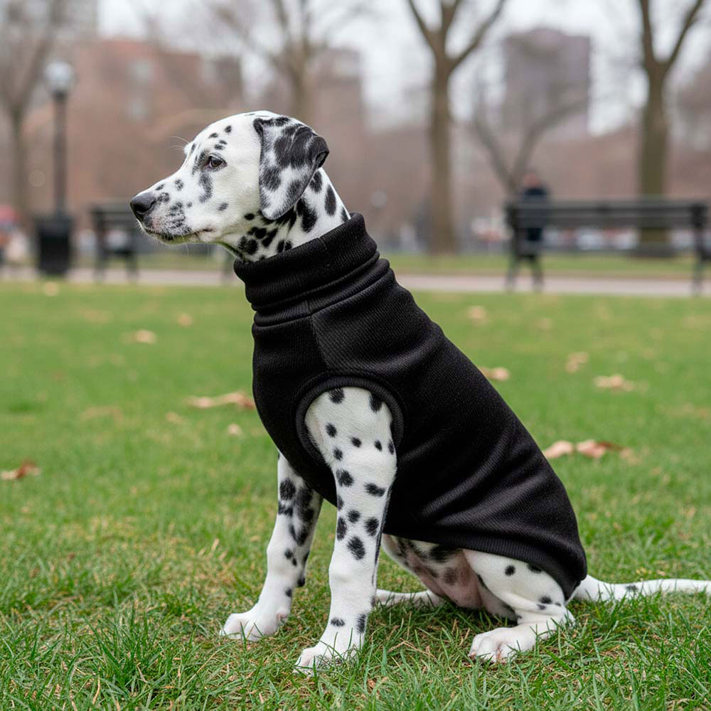 Blusa Fábrica Pet Veludo Preto para Cães e Gatos
