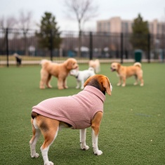 Blusa Fábrica Pet Canelada Rosa para Cães e Gatos