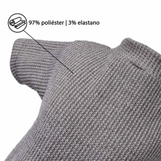 Blusa com Manga Fábrica Pet Tricô Suécia Cinza para Cães e Gatos