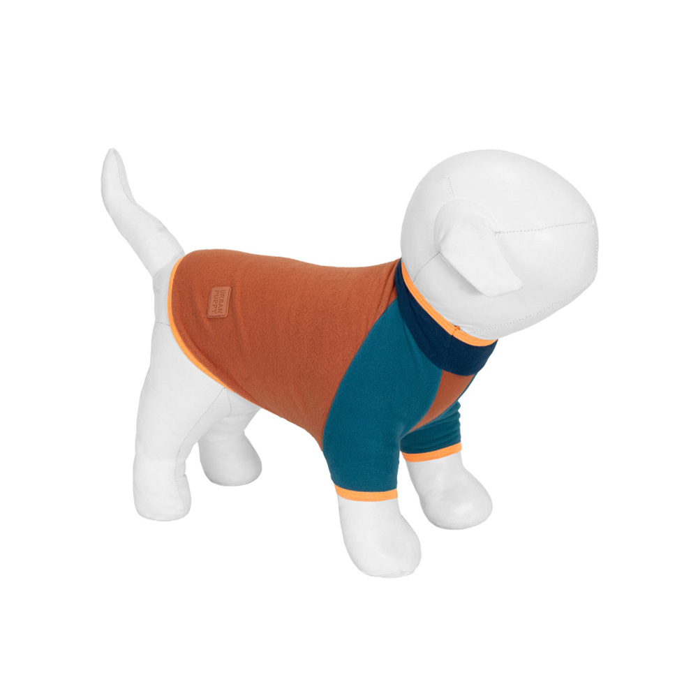 Casaco Urban Fleece com Gola Terracota para Cães e Gatos