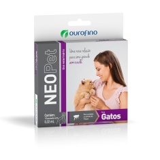 Antipulgas Neopet Ourofino Gatos de 1 a 8Kg