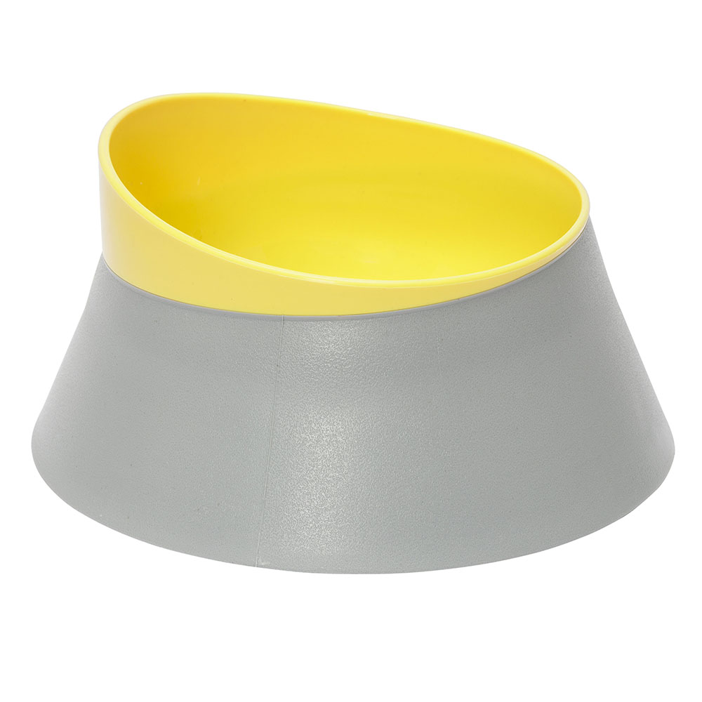Comedouro Família de Estimação Para Cães Amarelo