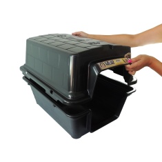 Casa Furacão para Cães Preta