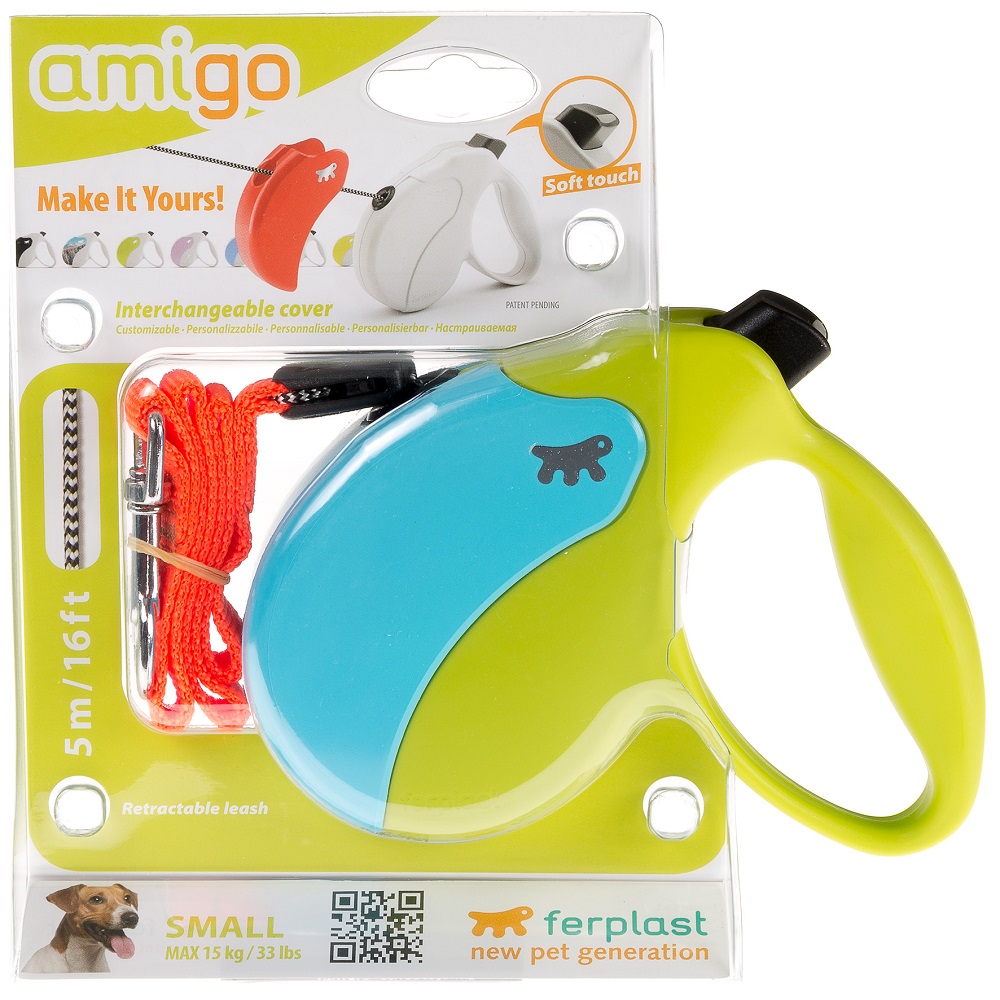 Guia Ferplast Amigo Color Cordão Para Cães Verde