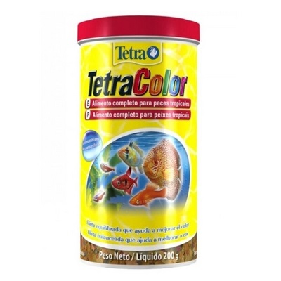 Alimento para Peixe Tetra Peixe TetraColor Flakes