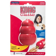 Brinquedo Kong Classic Vermelho para Cães